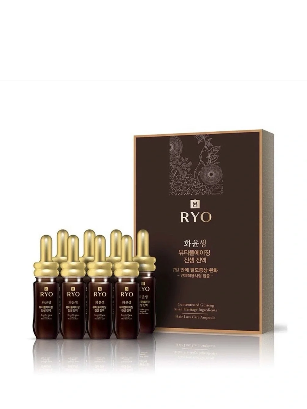 RYO Beautiful Aging Hair Loss Care Ampoule 20ml x 8ea K-Beauty